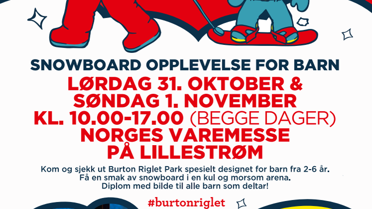 Burton Riglet Park på board & ski expo messen i Lillestrøm!