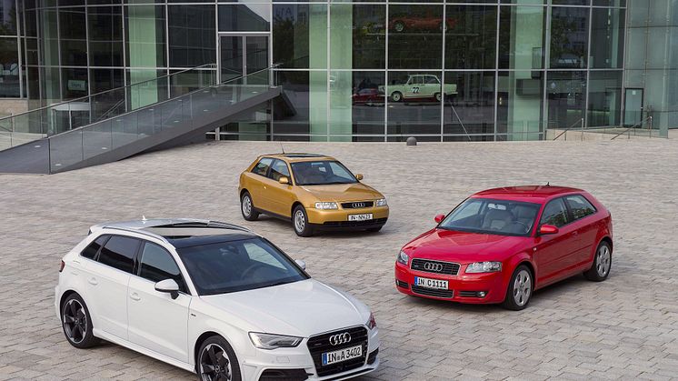 Audi A3 fejrer 20 års jubilæum