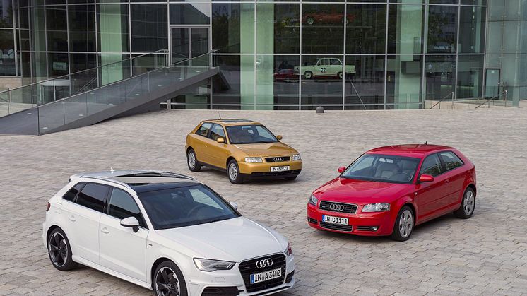 3 generationer af Audi A3 - 1995-2015