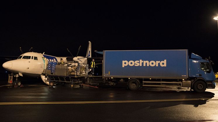 PostNord tillbaka på Jönköping Airport