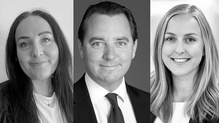 Storebrands fastighetsteam stärks med Linn Idsø Brenne, Henrik Bastman och Louise Regnell