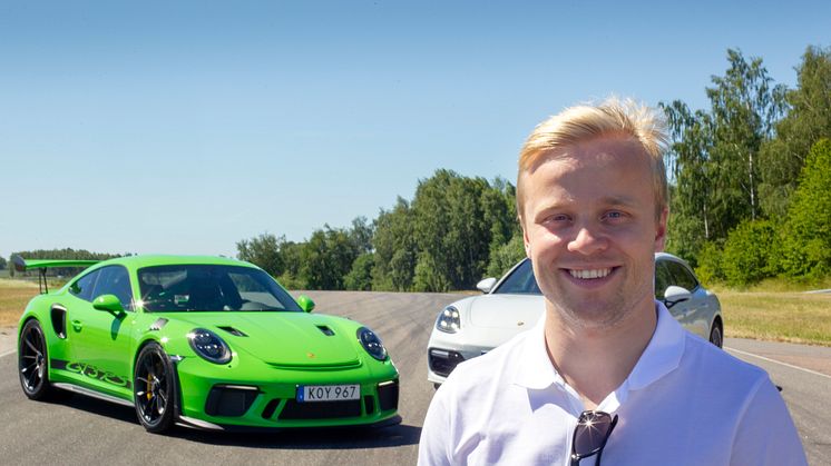 Porsche Sverige inleder strategiskt samarbete med IndyCar-stjärnan Felix Rosenqvist.