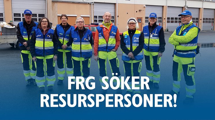 Frivilliga resursgruppen i Piteå (FRG) söker nu fler medlemmar. Foto: FRG Piteå