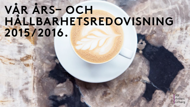 Års- och hållbarhetsredovisning 2015/2016