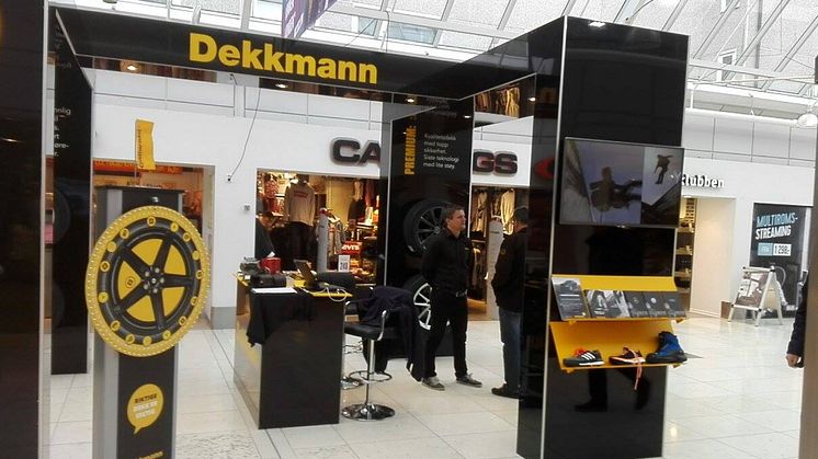 Dekkmann er på plass med sin Pop Up store på Åsane senter. Står rett ved Narvesen i 1. etg.