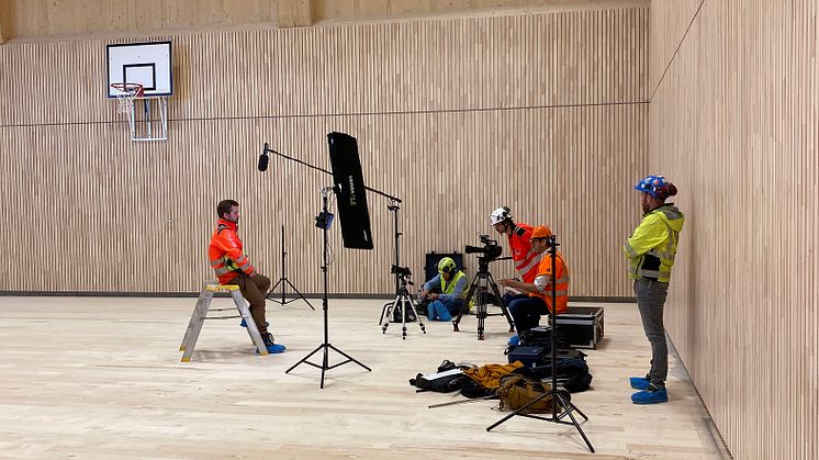 BBC-filming på Torvbråten