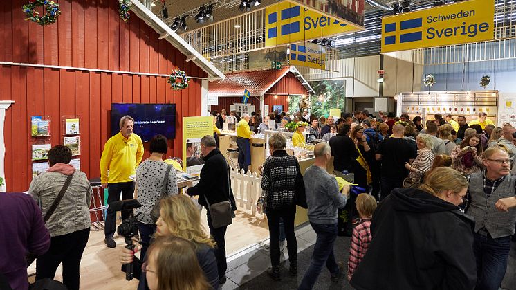 Del av Sveriges monter på Grüne Woche 2019. Foto: Bernhard Ludewig