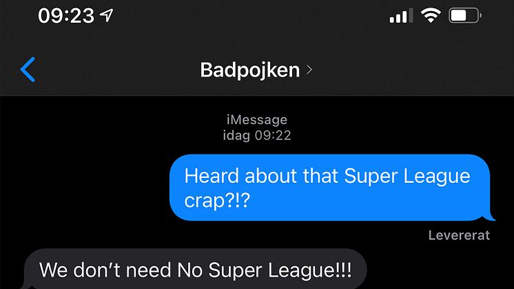 Badpojken släpper nytt fotbollsanthem – ”No Super League” släpps idag