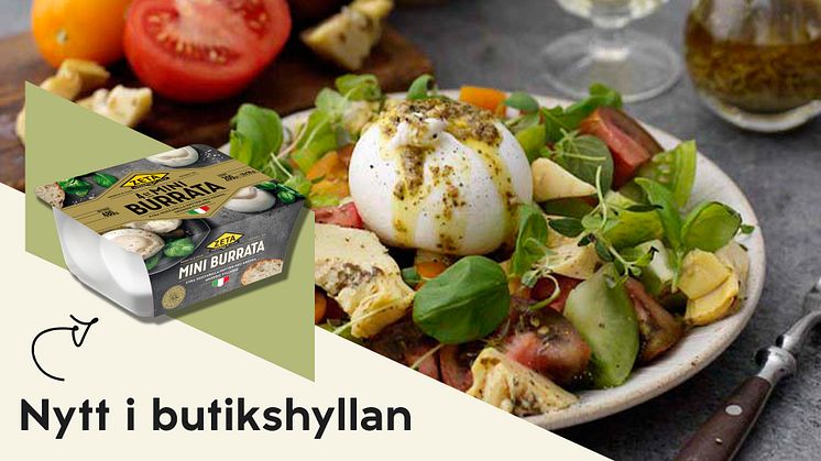 Zeta lanserar små portionsburrata!