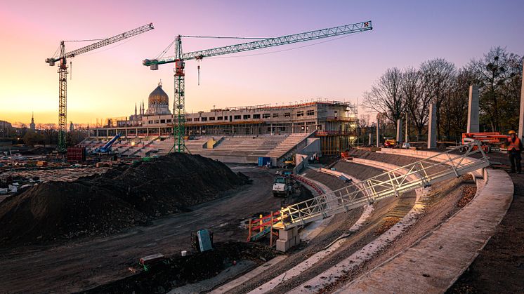 Ausführungsplanung am Heinz-Steyer-Stadion vor Abschluss