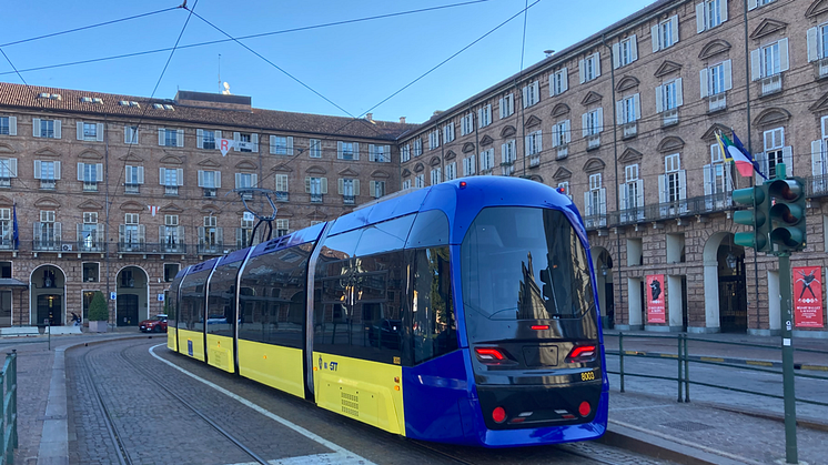 Il nuovo tram Hitachi Rail per la città di Torino