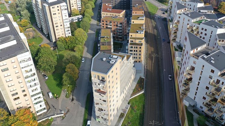 Nyproduktion på Mandolingatan i Västra Frölunda. Foto: Magnus Brink