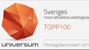 Vi är en av Sveriges mest attraktiva arbetsgivare!