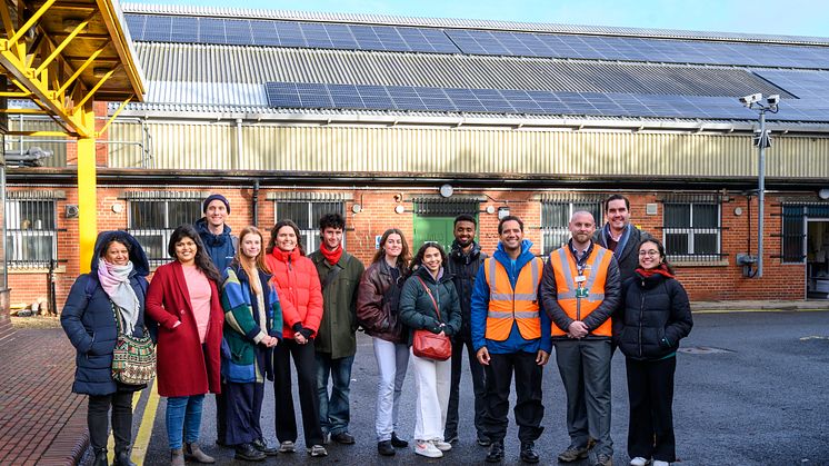 Energy Garden graduates visit solar facilityat Streatham Hill Depot