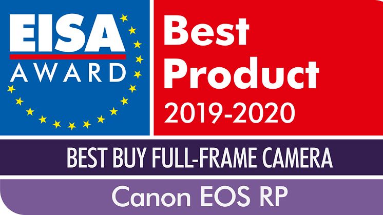 EISA Award Canon EOS RP - JPEG