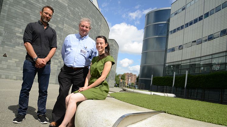 l-r Doctor Damien Short, Professor Nigel South and Doctor Tanya Wyatt