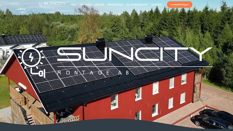 Solpaneler från Suncity Montage