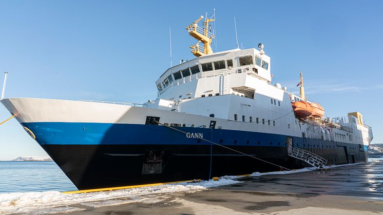 Training vessel MS Gann is to be fitted with an extensive equipment package supplied by Kongsberg Maritime