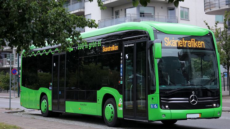 Nya elbussar tar Trelleborg in i framtiden
