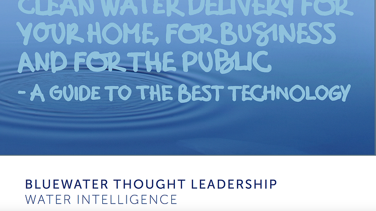 How reliable is the water we get from our taps to drink, wash and cook food, and bathe in? A new white paper from Bluewater explores the options.