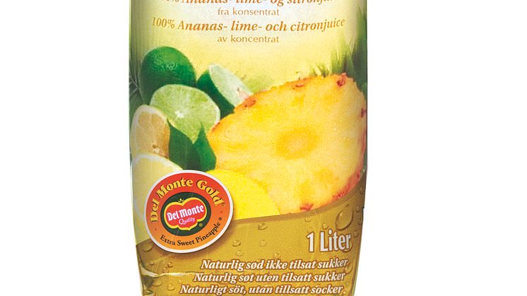 Ny juice – Del Monte Gold Ananas Lemon & Lime