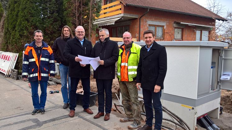 Vorstellung der Bayernwerk-Baumaßnahme in Pyrbaum