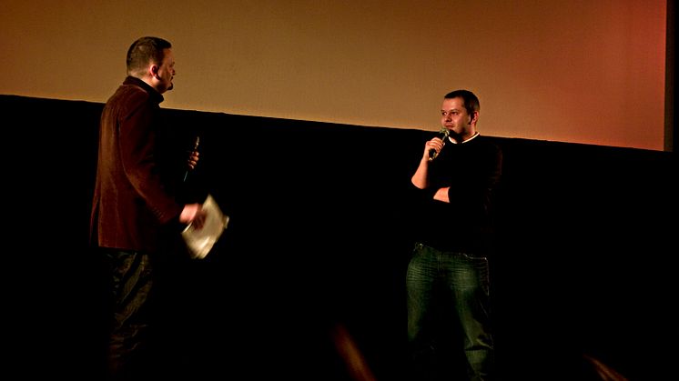 Roger Wilson i samtal med regissören Corneliu Porumboiu (Rumänska filmdagar 4 SPELETS REGLER, 4 - 7 mars 2010, Bio Rio)