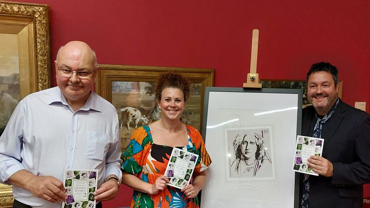 Writer Richard Lysons, LNR community strategy manager Vicky Cropper-Clarke and designer Nicky Thompson with the booklet