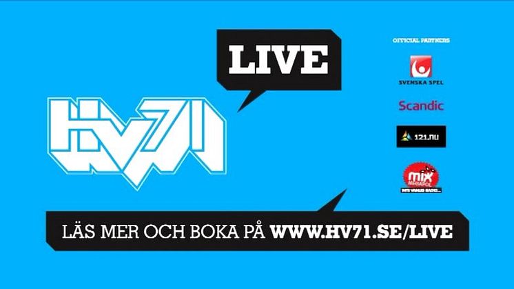 HV71 LIVE Reklamfilm