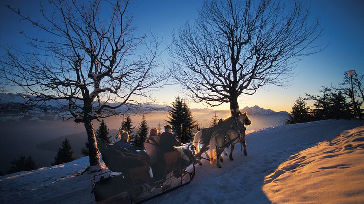 Pferdekutschfahrt auf der Rigi © Luzern Tourismus