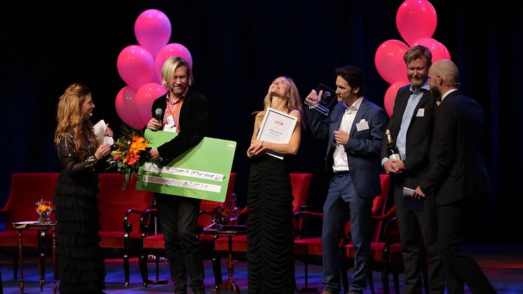 Förra årets vinnare på Startup of the Year, Word Diagnostics från region Syd, på Venture Cups Sverigefinal 2018. Foto: Victor Ackerheim