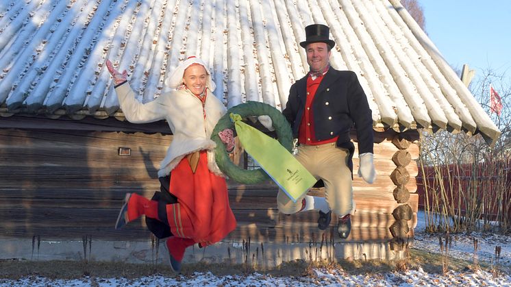 Vasaloppets kranskulla och kransmas inför 100-årsjubileet 2022 är Wilma Björkman och Edvin Nilsson