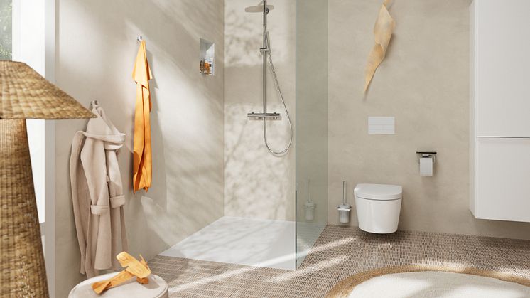 De nye Pulsify S Puro EcoSmart Showerpipes fra hansgrohe opfylder alle krav til et skønt, vandbesparende brusebad og er samtidig smukke at kigge på med deres cylindriske design, der fås i fire forskellige overflader.