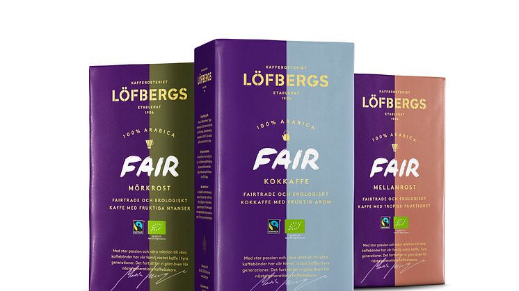 Rekordmycket Fairtrade-kaffe från Löfbergs