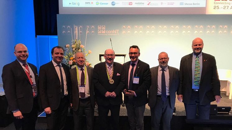 Internationale Session: Dr. Marcus Schmidt, Bartosz Pumpach, Prof. Dr. Larry Friedmann, Gerry O´Dwyer, Dr. Pierre-Michael Meier, Claudio Saccavini, Dr. Axel Paeger