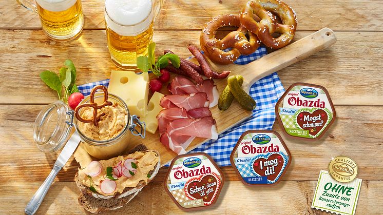 Sonderedition des Alpenhain Original Obazda steigert Vorfreude aufs Oktoberfest