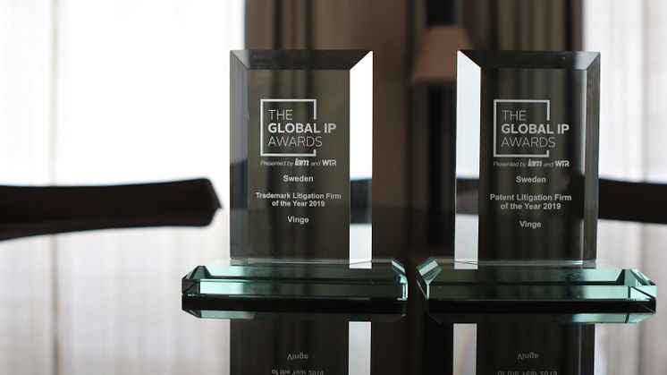 Global IP-awards, priser till Vinge 2019