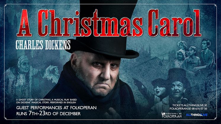 A Christmas Carol tillbaka på Folkoperan i vinter