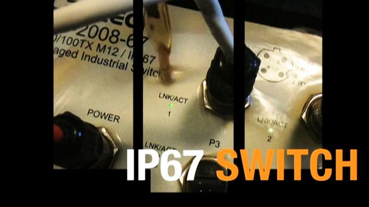 IPES-2208F-67: IP67 klassad ethernetswitch från Lantech