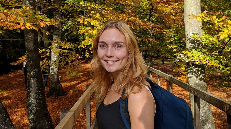 Linnea Gustafsson, 25 år från Hofterup, fick 23 650 kr i stipendium förra året.