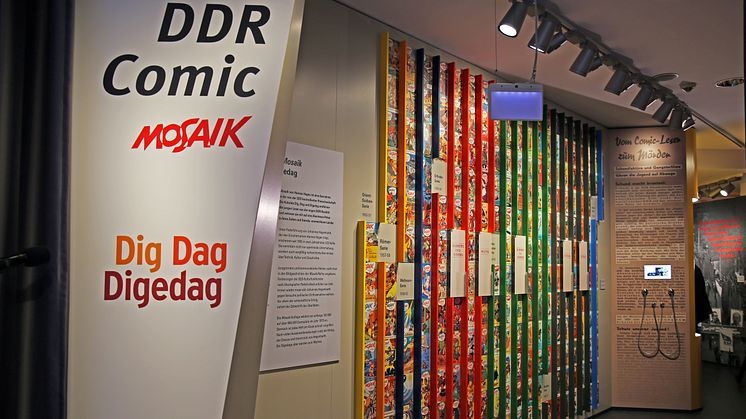 Ausstellung "Did Dag Digedag" zu den Mosaik Comics im Zeitgeschichtlichen Forum 