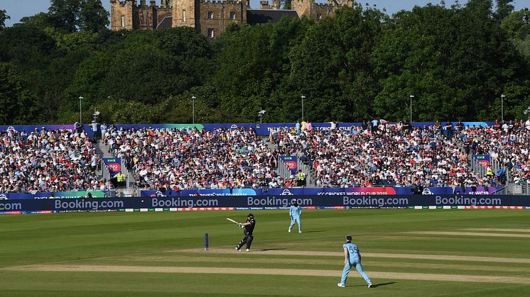 The Emirates Riverside hosting England against New Zealand in the ICC Cricket World Cup 2019 (Photo by Stu Forster-ICC/ICC via Getty Images)