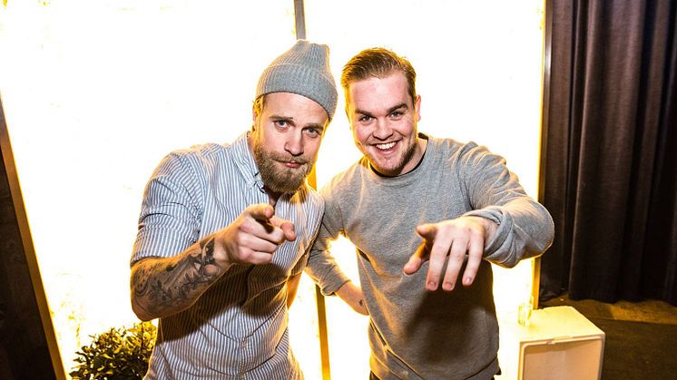 Karl Ljungblad och Linus Morgan.  Foto: Finest.se, fotograf Ossian Langenborg.