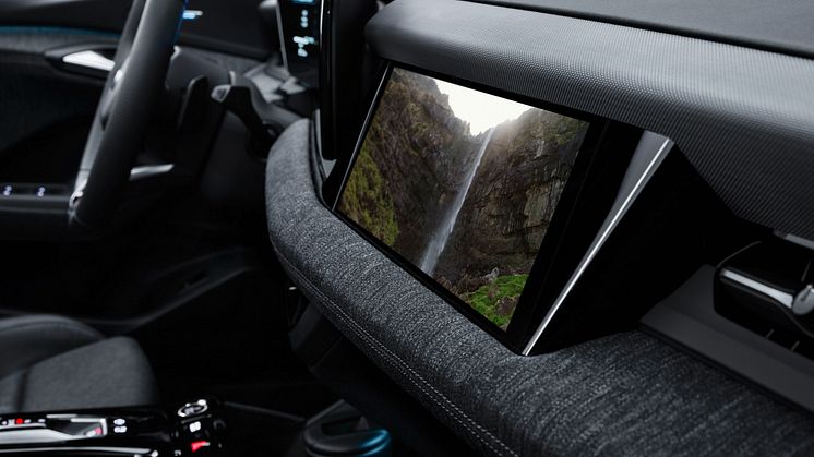 Audi Q6 e-tron (passagerdisplay)