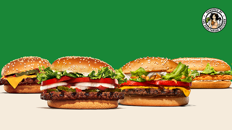Burger King lancerer ny plantebaseret menu i hele landet