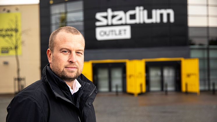 Snart 60 butiker för Stadium Outlet – tre nya under hösten. Foto: Stadium