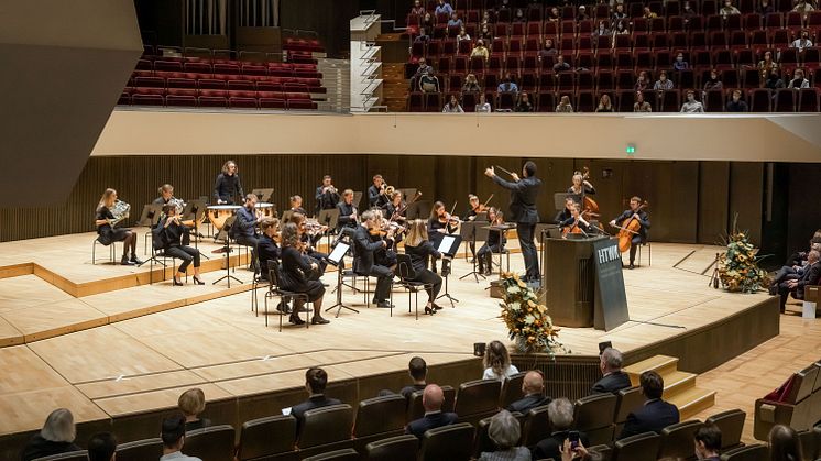 Die Universität und die HTWK Leipzig begrüßten am 11. und 13. Oktober 2021 die neuen Studenten im Gewandhaus zu Leipzig - Foto: Swen Reichhold/HTWK Leipzig