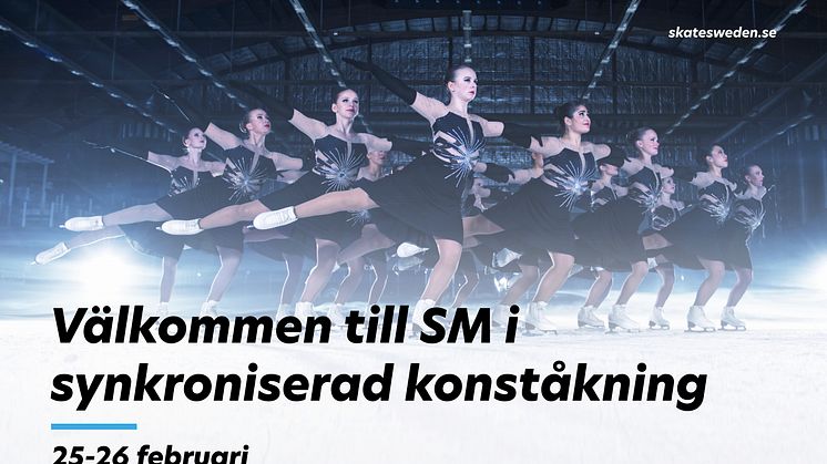 SM i synkroniserad konståkning: Sveriges bästa lag gör upp om mästerskapsmedaljerna