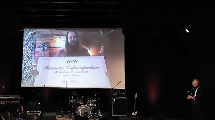 ​Chris Kläfford fick Manskören Harmonis kulturpris 2019