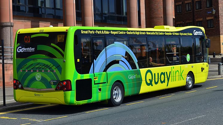 Passengers using the Q3 Quaylink service can use contactless payments from today (21 June 2017)